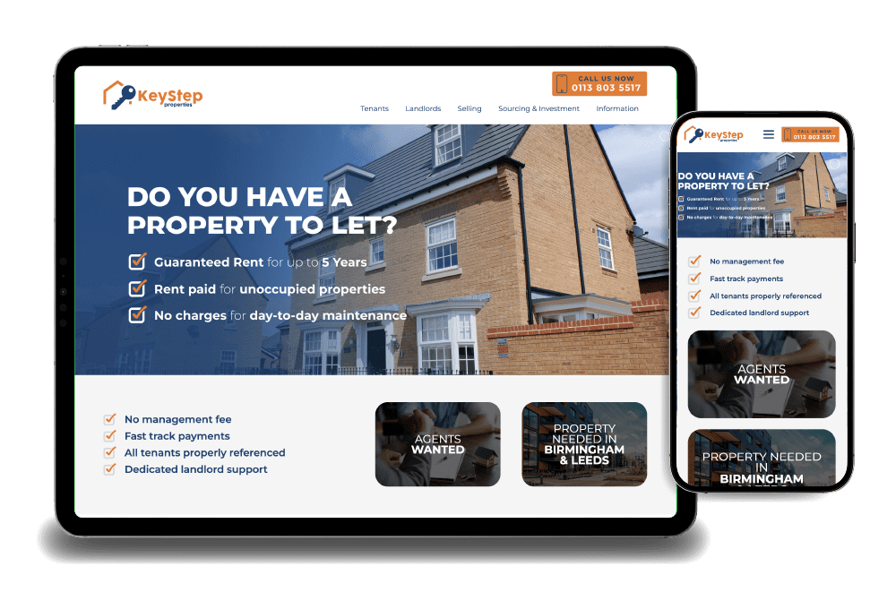 Keystep Property - website design