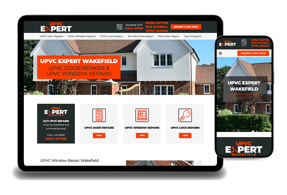 UPVC Expert wordpress website design
